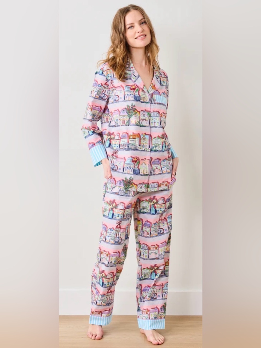Long PJ Set | Lenox Spice Village x Printfresh